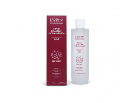 Bioaktivní CBD micelární voda při akné - Epiderma - 300 ml